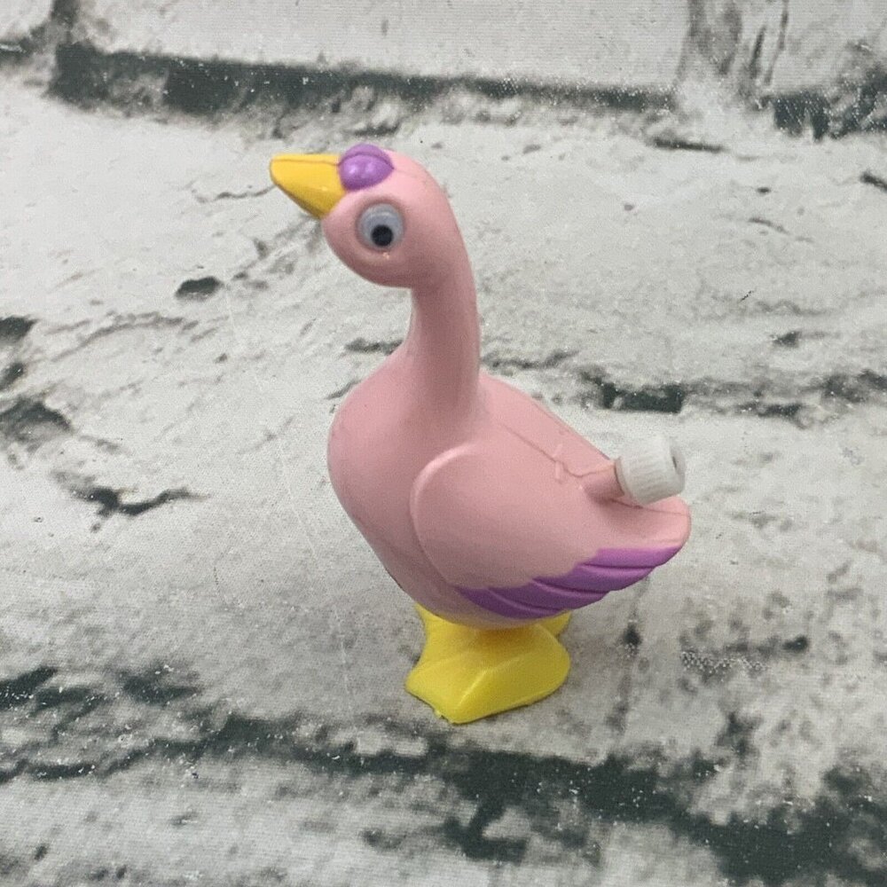 Tomy Collectible Vintage Wind‎ Up Toy Walking Mother Goose Pink